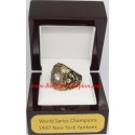 MLB 1947 New York Yankees baseball World Series Championship Ring, Custom New York Yankees Champions Ring