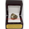 MLB 1949 New York Yankees baseball World Series Championship Ring, Custom New York Yankees Champions Ring