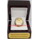 MLB 1949 New York Yankees baseball World Series Championship Ring, Custom New York Yankees Champions Ring